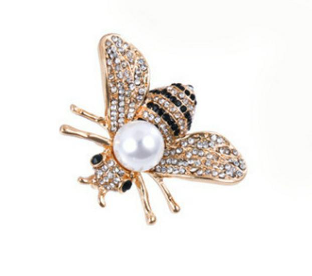 Broche de Abelha: Broche de Inseto Mini Fofo para Gola ou Acessório