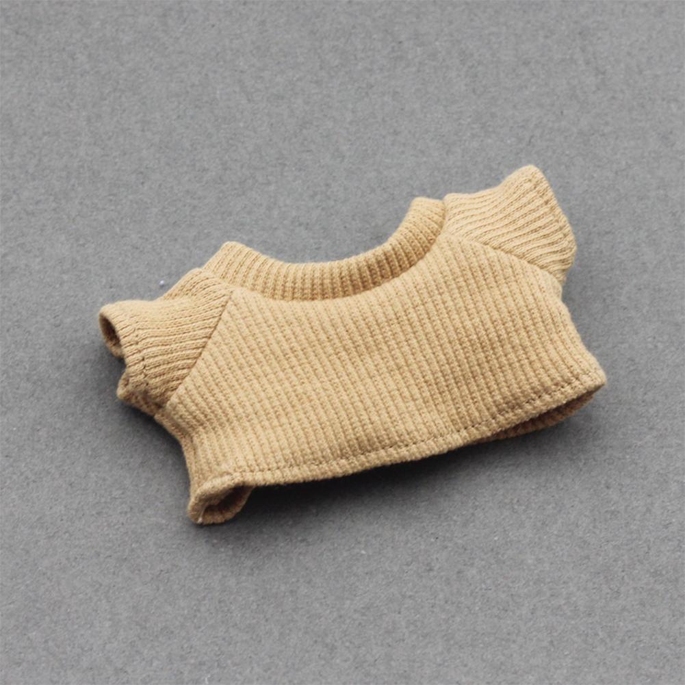 For 17cm Labubu Doll Fashion T-shirt Doll Clothes Color Match Dolls Accessories Cute Decoration Little Clothes