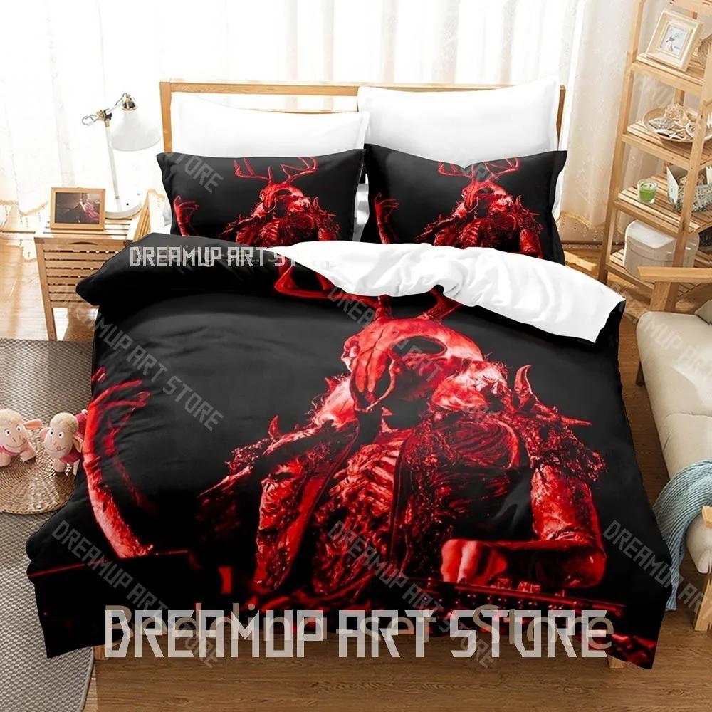 3D Print Svdden Death Bedding Set Single Twin Full Queen King Size Bed Set Adult Bedroom Duvetcover Sets Anime Bed Sheet Se