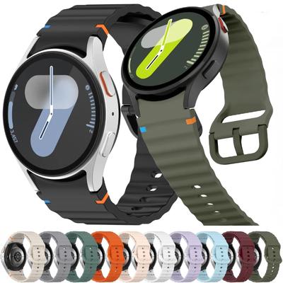 Band für Samsung Galaxy Watch 7/FE/5 Pro/6/4 Classic 44 mm 40 mm Silikon-Sportarmband Correa Galaxy Watch 7 Strap