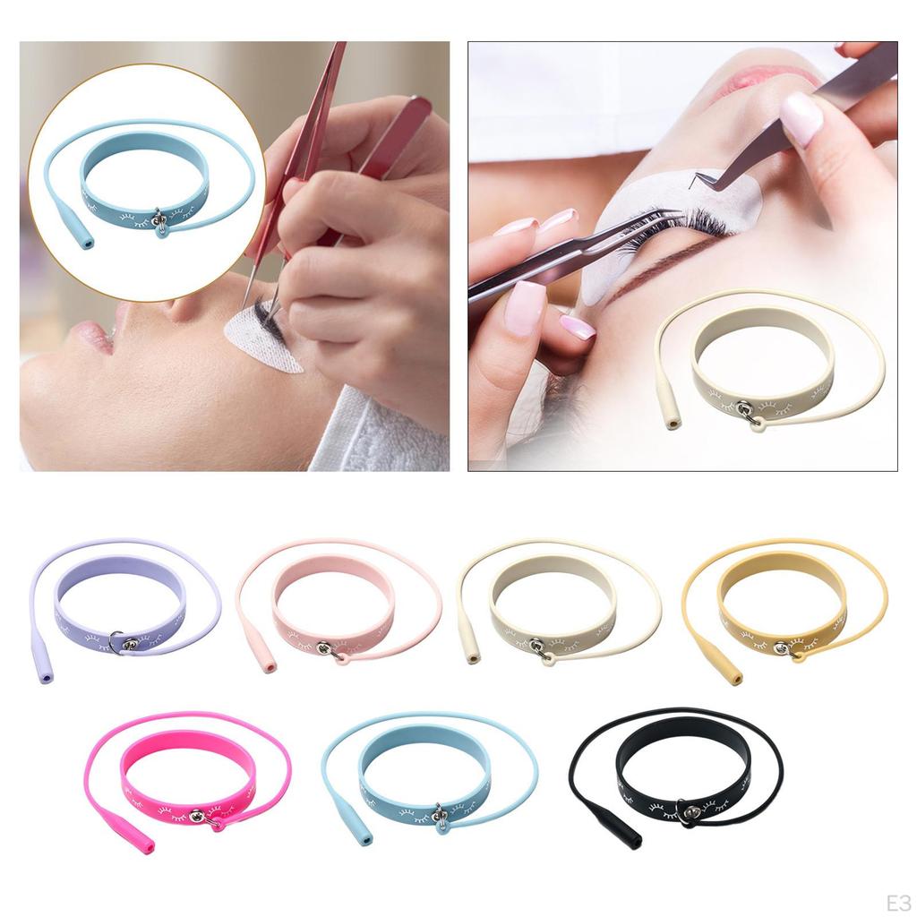Eyelash Extension Tweezer Protector, Holder Bracelet for Beauty Salon Use,