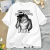 Wenn sie hinter deinem Rücken reden Furz T-Shirts Damen Unisex Lustiges Tier Unisextal Gesundheit T-Shirt Baumwolle Lustiges Grafikbedrucktes T-Shirt Oberteile