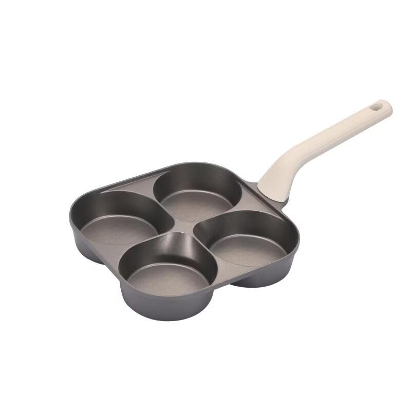 Titanium 4-Hole Non-Stick Fry Pan Set