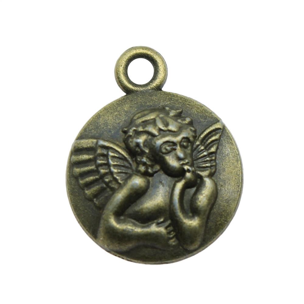 Angel Charms Alloy Fairy Pendants For Religious Holiday Jewelry Making