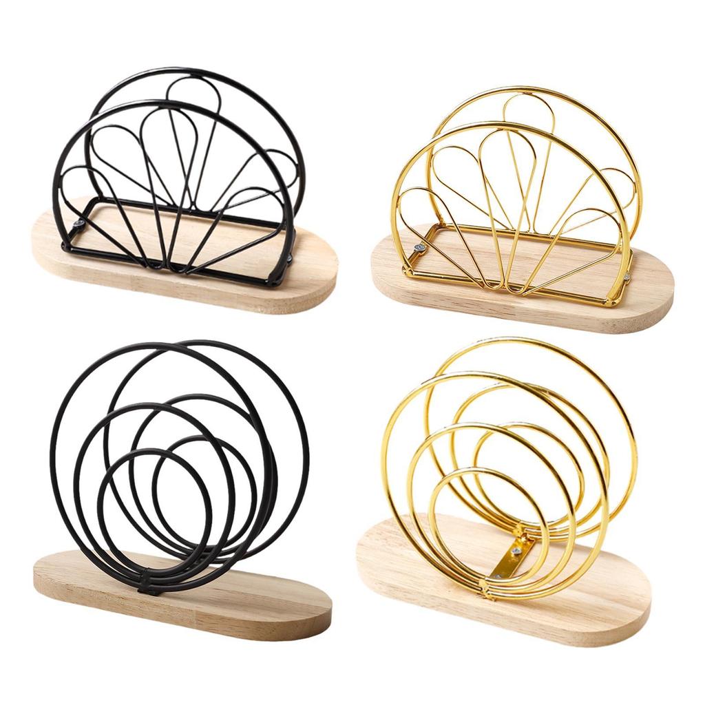 Napkin Holder Towel Paper Rack for Tabletop Kitchen Countertops Restaurant