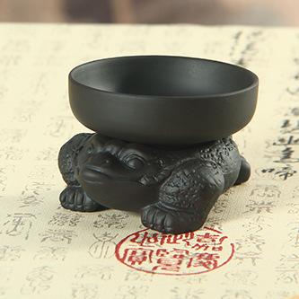 

Purple Clay Toad Tea Strainer Tea Leaf Filter Ceremony Accessories Filter Mesh Creative Tea Pet Ornament чёрный