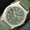 VINTAGE ORIENT AUTOMATIC 46941 JAPAN MENS GREEN COLOR DIAL WATCH A700709-5 R204-a700709