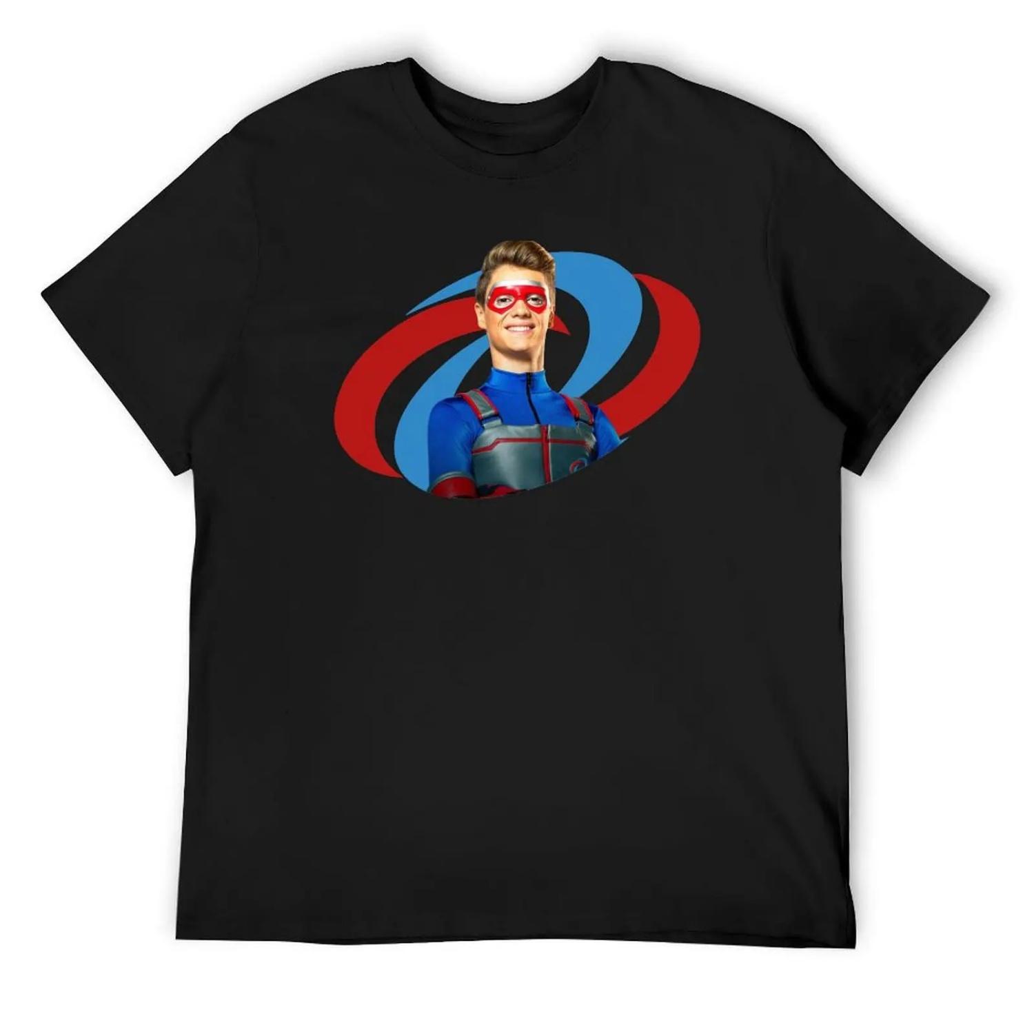 Футболка с логотипом Kid Danger черная больших размеров с принтом мужская футболка S