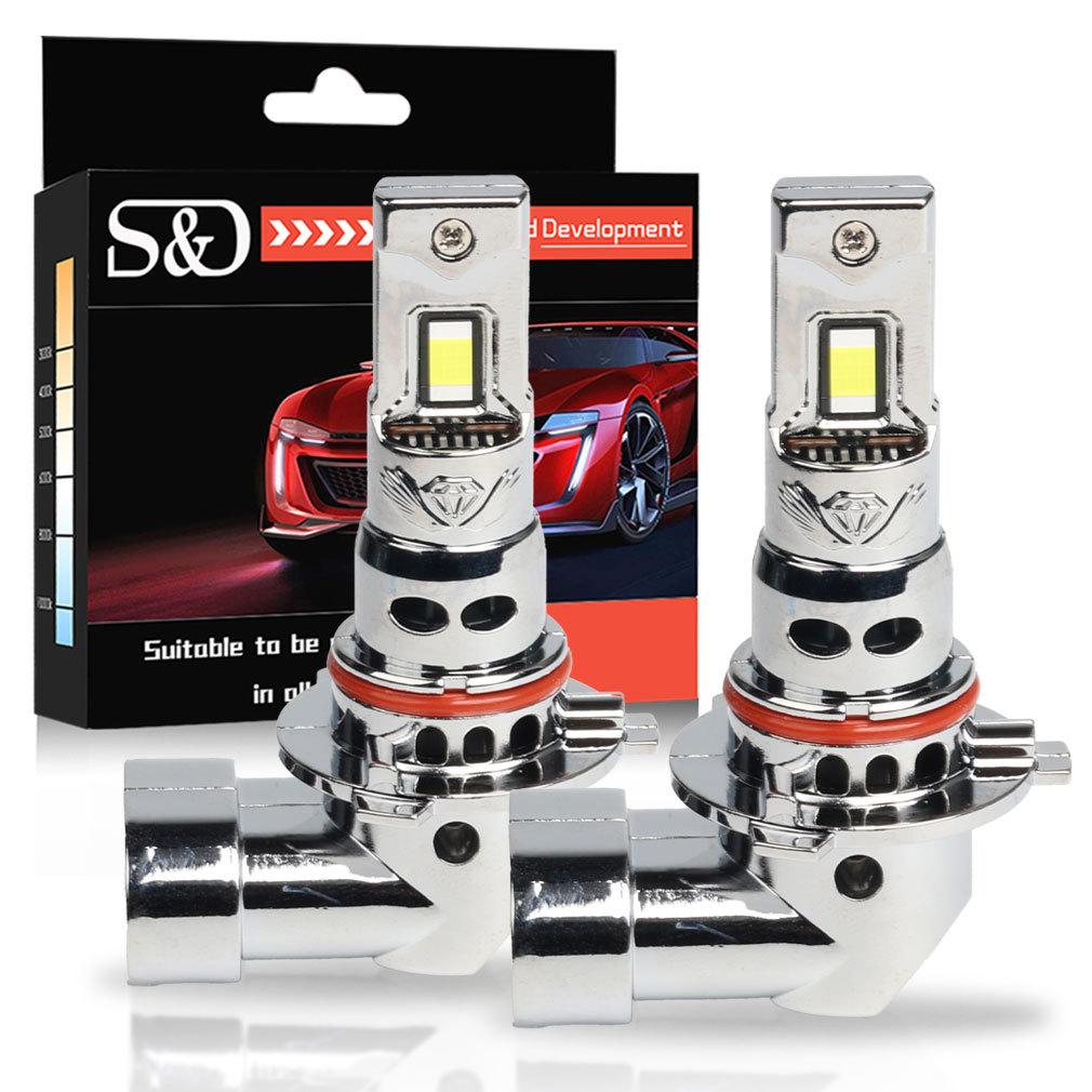 2Pcs 30000LM H4 H7 LED Headlight Bulbs Mini Turbo H11 LED H8 9005 HB3 H1 80W Car Fog light Hi lo beam Headlamp Auto Plug&Play Lamp 6500K White