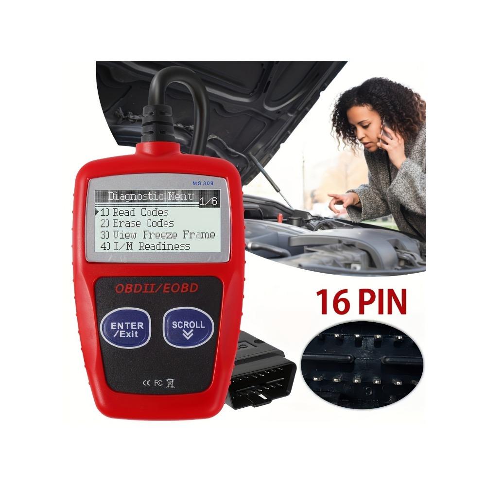 USB Powered OBD2 Scanner MS309 - Car Engine Fault Code Reader for Multiple Models - Vehicle Maintenance Tool