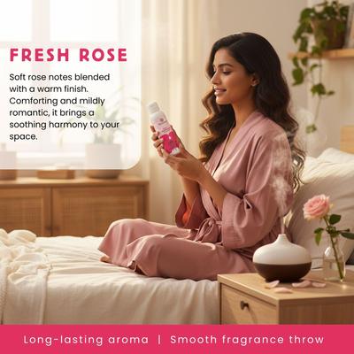 Asian Aura Diffuser Oil for Home Fragrance, Reed Diffuser Refill Fragrance Oil, Aroma Buner/Candle, Electric Diffuser Aroma Oil- Rosy Romance Aro