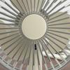 Retro Desk Fan Adjustable Angle Battery-Powered Table Fan Quiet Functioning for Office