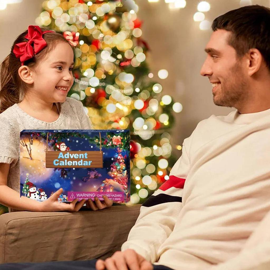 Mochi Squishies Advent Calendar 2025 Assorted Animals Christmas Countdown Calendar Holiday Countdown Calendar Gifts for Kids