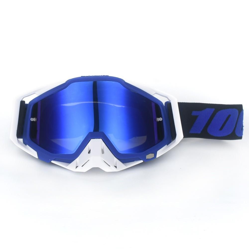 100% Cycling Goggles Outdoor sports motorcycle helmet, off-road windproof, sandproof, dustproof goggles, ski goggles