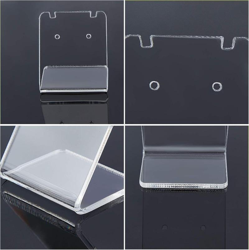 L-shaped Acrylic Earring Display Stand Transparent Earring Counter Display Prop Rack Thicken Stable Jewelry Racks Multi Slot Storage Display Board
