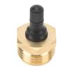 RV Blow Out Plug Brass Winterize Blow Out Adapter Fitting for Motorhome Travel Trailer Water Hose