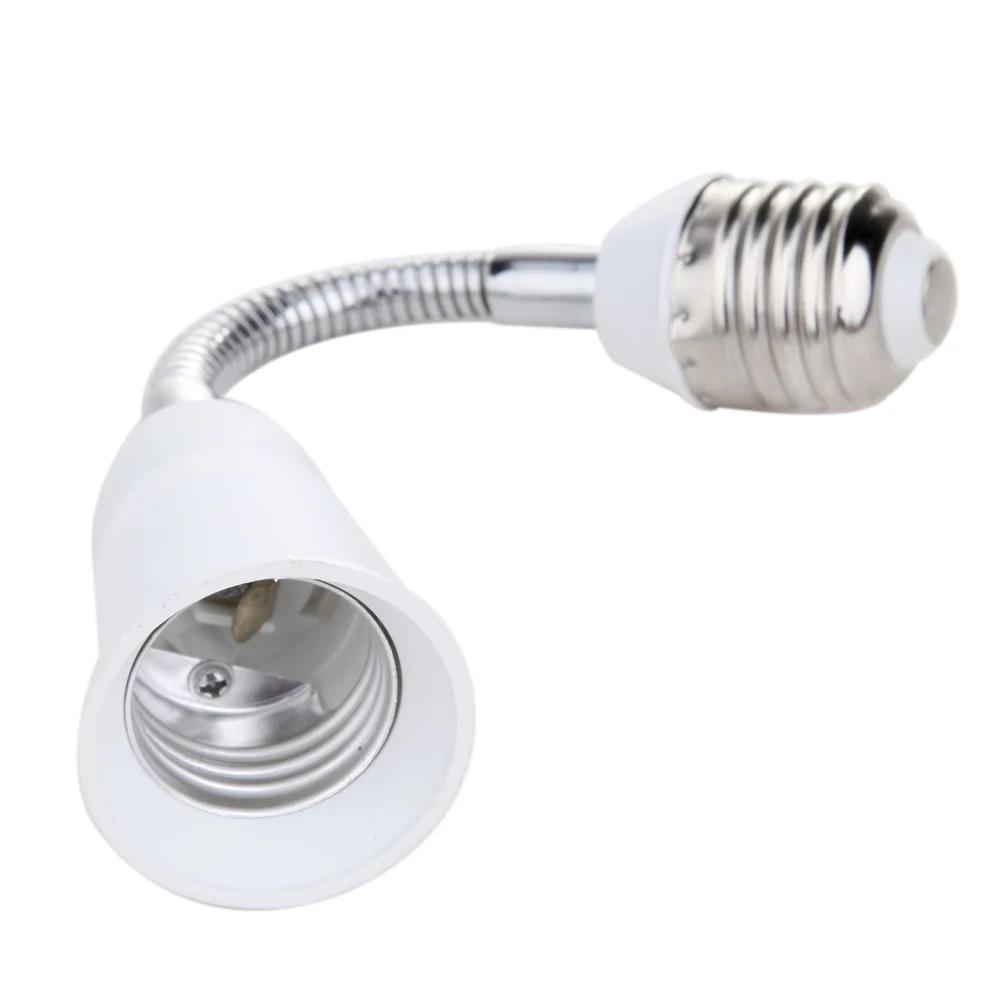 20/30/40/60cm Flexibler E27 zu E27 LED-Birne Lampe Drehbarer Sockel Lampenhalter Konverter Umwandlungssteckdose Schraubsockel Adapter