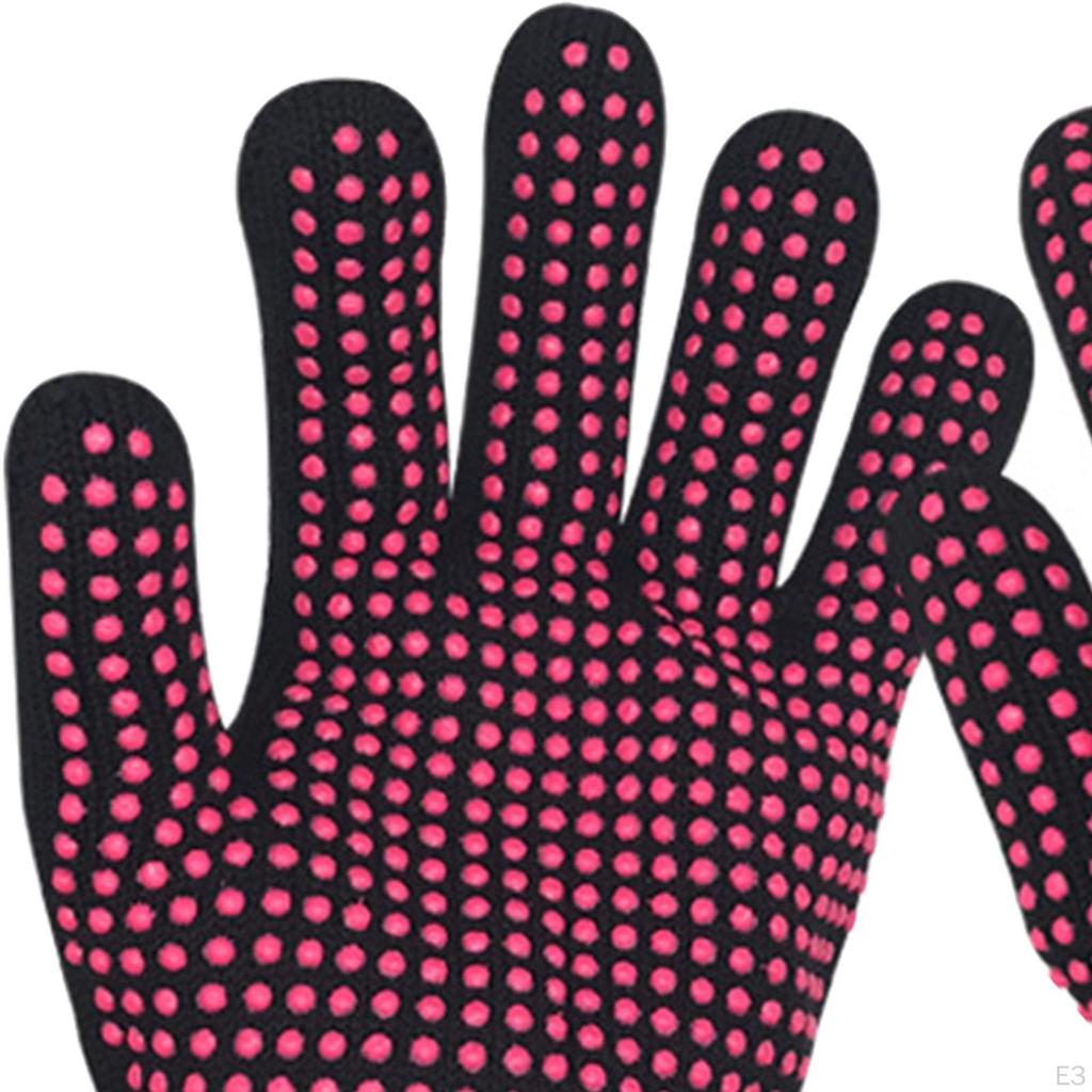 1 Pair Heat Resistant Gloves ,Finger High Temperature for Hair Straighteners