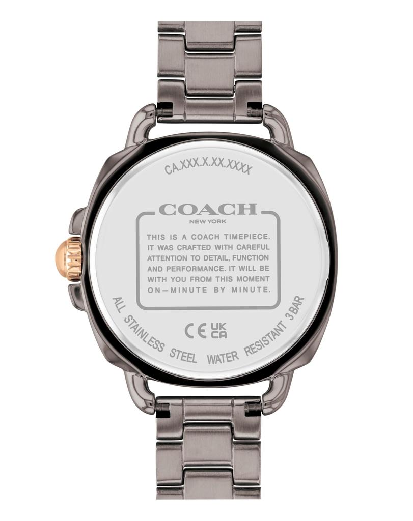 Watch TATUM Dark Gray Dial Stainless Steel Bracelet 14504159 [Coach][Authorized Import] Women's