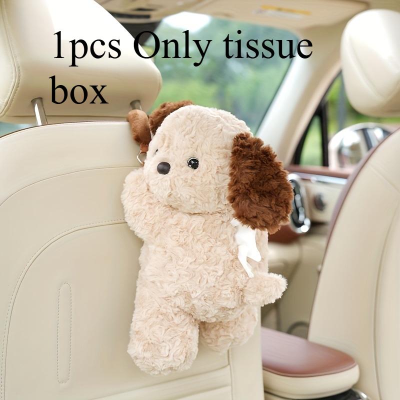 1 sztuka Pluszowy Kreskówkowy Szczeniak Pudełko na Chusteczki Samochodowe Wisząca Torba Samochodowa Torba na Chusteczki Samochodowe Dekoracyjne Pudełko na Chusteczki Samochodowe