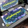 Kawaii Anime Girl Deskmat HD Printing C_cyberpunk Non-slip Mouse Pad XXL Laptop Gamer Dragon Speed Keyboard Rug Durable Washable
