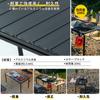 Deerest 3 Unit Table UnBox Aluminum Alloy Freedom Lightweight Compact Durable Easy Assembly Camping Outdoor Table 82.8x38.2x40cm