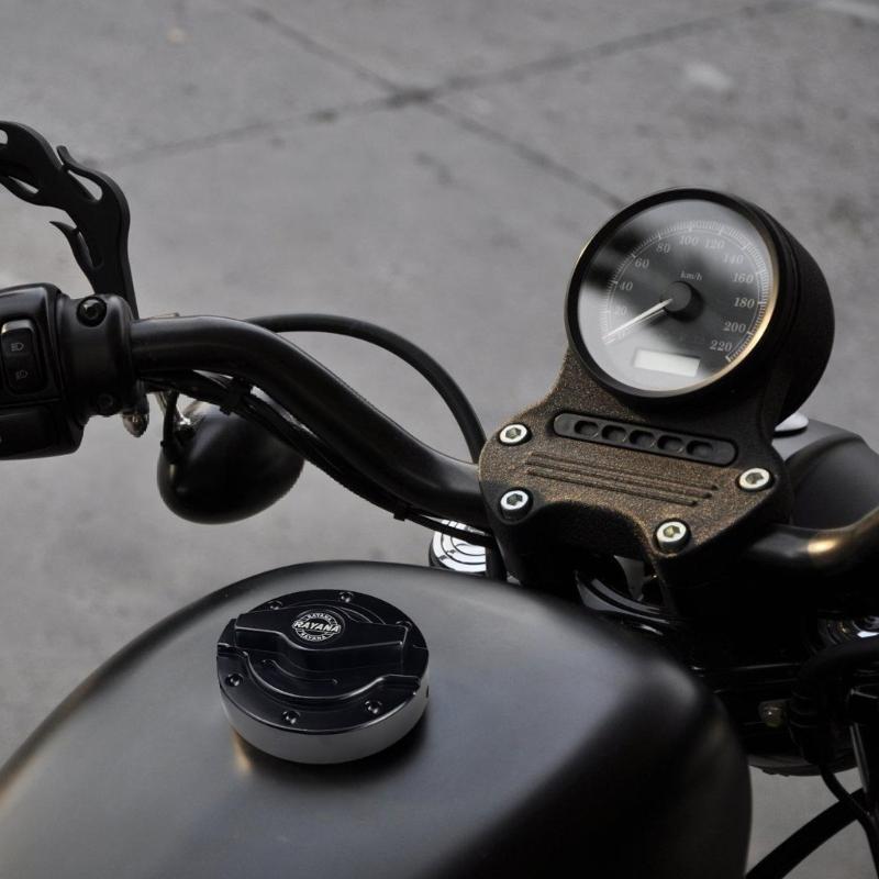 Motorcycle Aluminum Fuel Tank Caps Replacement Gas Fuel Tanks Cover Caps with Rapid Locking Motorbike Accessories