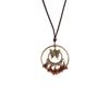 Retro Ethnic Style Personalized Sweater Chain Woven Tassel Butterfly Ring Pendant Necklace