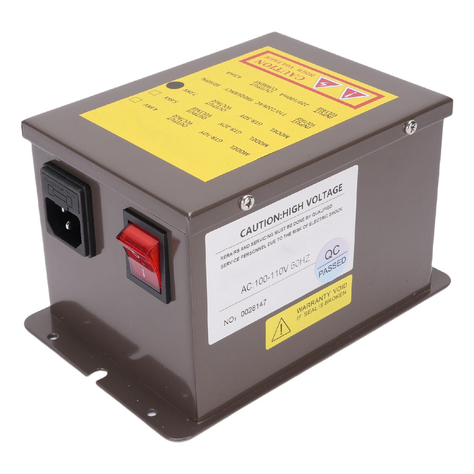Générateur de barre ionisante 7KV Haute Tension Double Sortie Tige ionisante antistatique Alimentation pour vent ionique