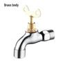 Alloy Wall-Mounted Washing Machine Faucet with Key Lock