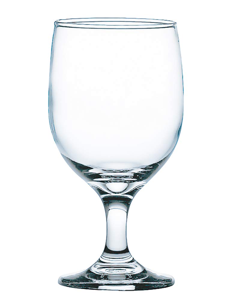 Toyo Sasaki Glass Goblet Glass HS Stem Goblet 340ml Set of 48 Made in Japan Dishwasher Safe Unbreakable Beer Glass Pilsner Coffee Glass Glass Cup