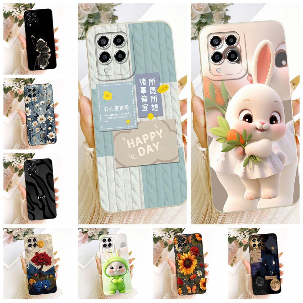 For Samsung M53 5G Case Cover Silicone Cute Luxury Fashion Funny Painted Bumper For Samsung Galaxy M53 5G SM-M536B Casing