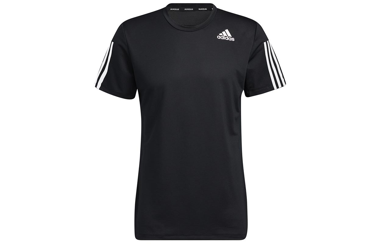 Adidas AEROREADY T Shirts Men s Black Crew Neck Moderate Straight Fit GQ2159 M