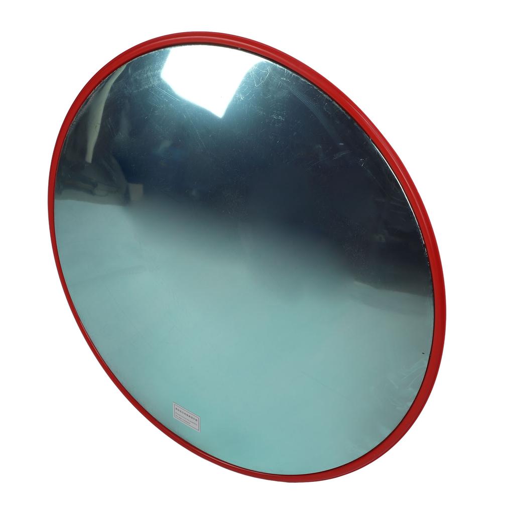 Round Convex Mirror 30 Inch Wide Angle Curved Safety Mirror with Adjustable Stand for Park Lot