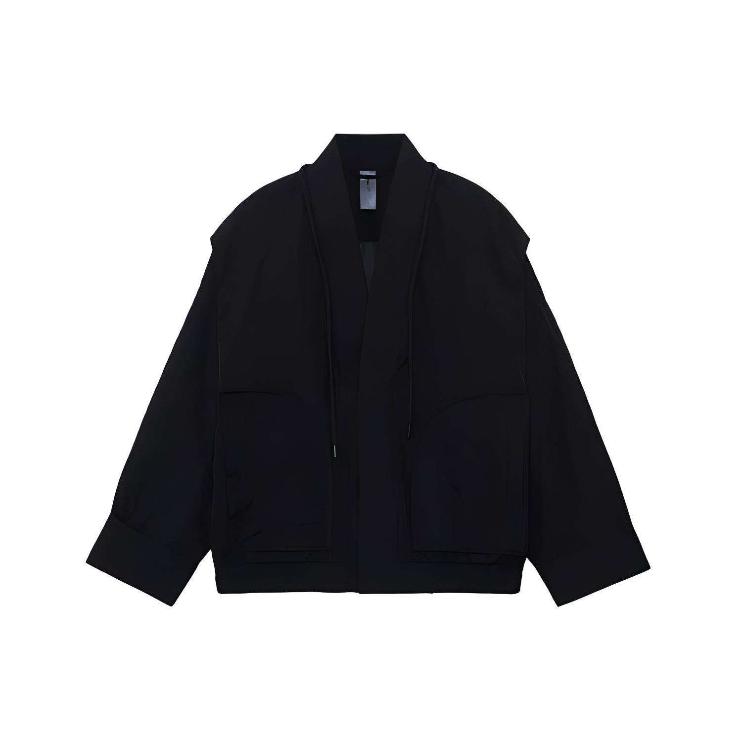 Li Ning Jackets Men s Black V neck Moderate Other AJDR421-2 XL