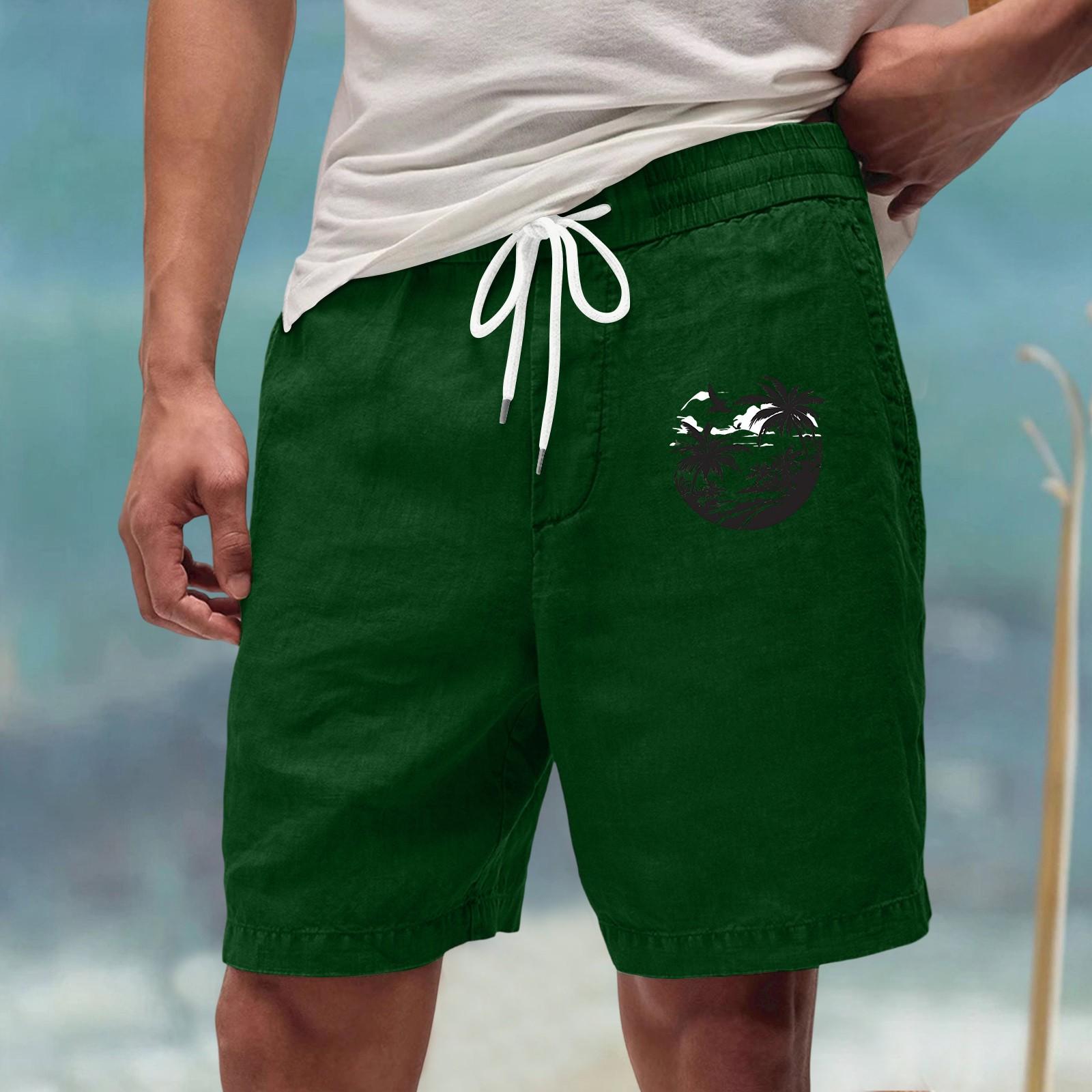

Men’s Quick Dry Swim Trunks with Drawstring Waist, Lightweight Beach Shorts with Print, Comfortable Fit for Swimming, Surfing, and Casual Wear XXXL