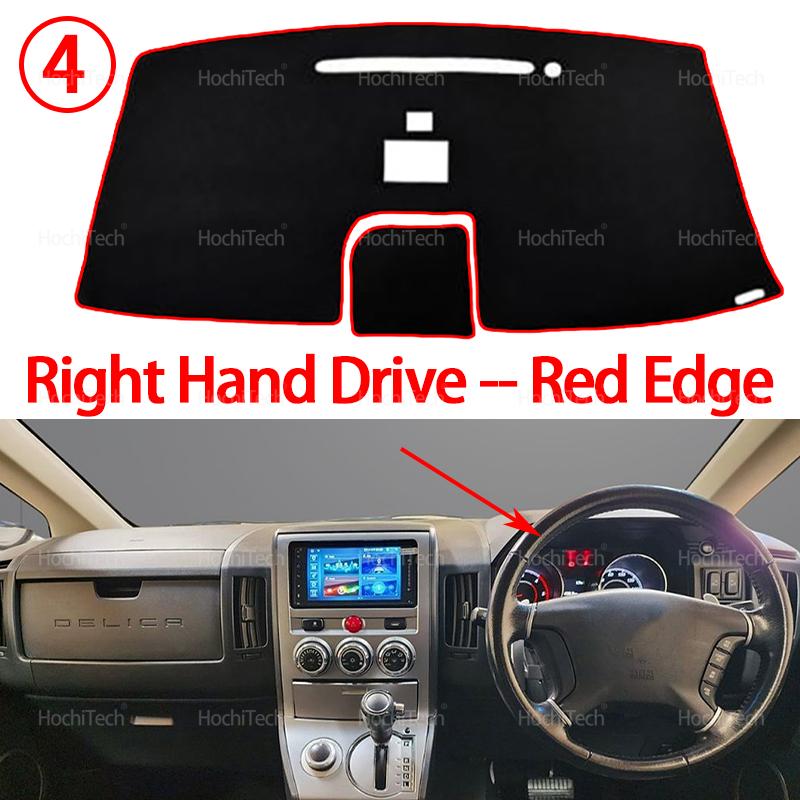 

Car Dashboard Cover 2013 Avoid Light Pad Instrument Platform Cover Mat Carpet for Mitsubishi Delica D:5 D5 D-5 5Gen 2007-2018