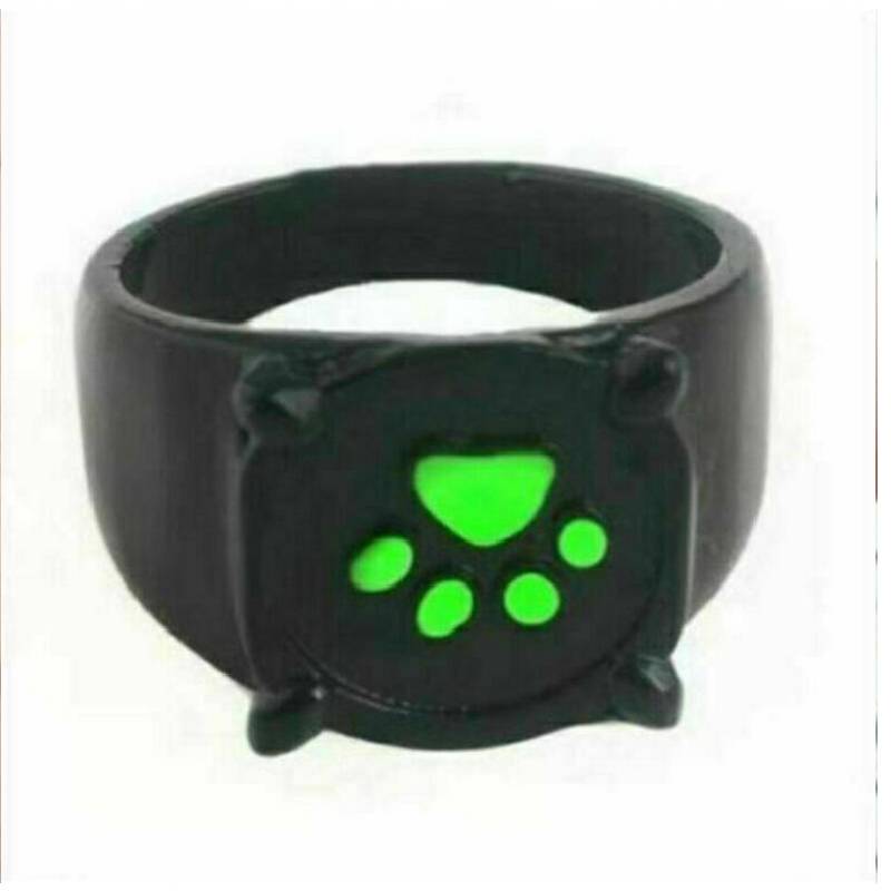 Marihøne Cat Noir Adrien Svart Pote Ring Smykker Lovelygirl Smykker