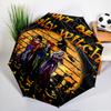 Halloween witch Umbrella Folding umbrella, automatic umbrella 8-Frame for Travel, camping Use Gift for Halloween Christmas