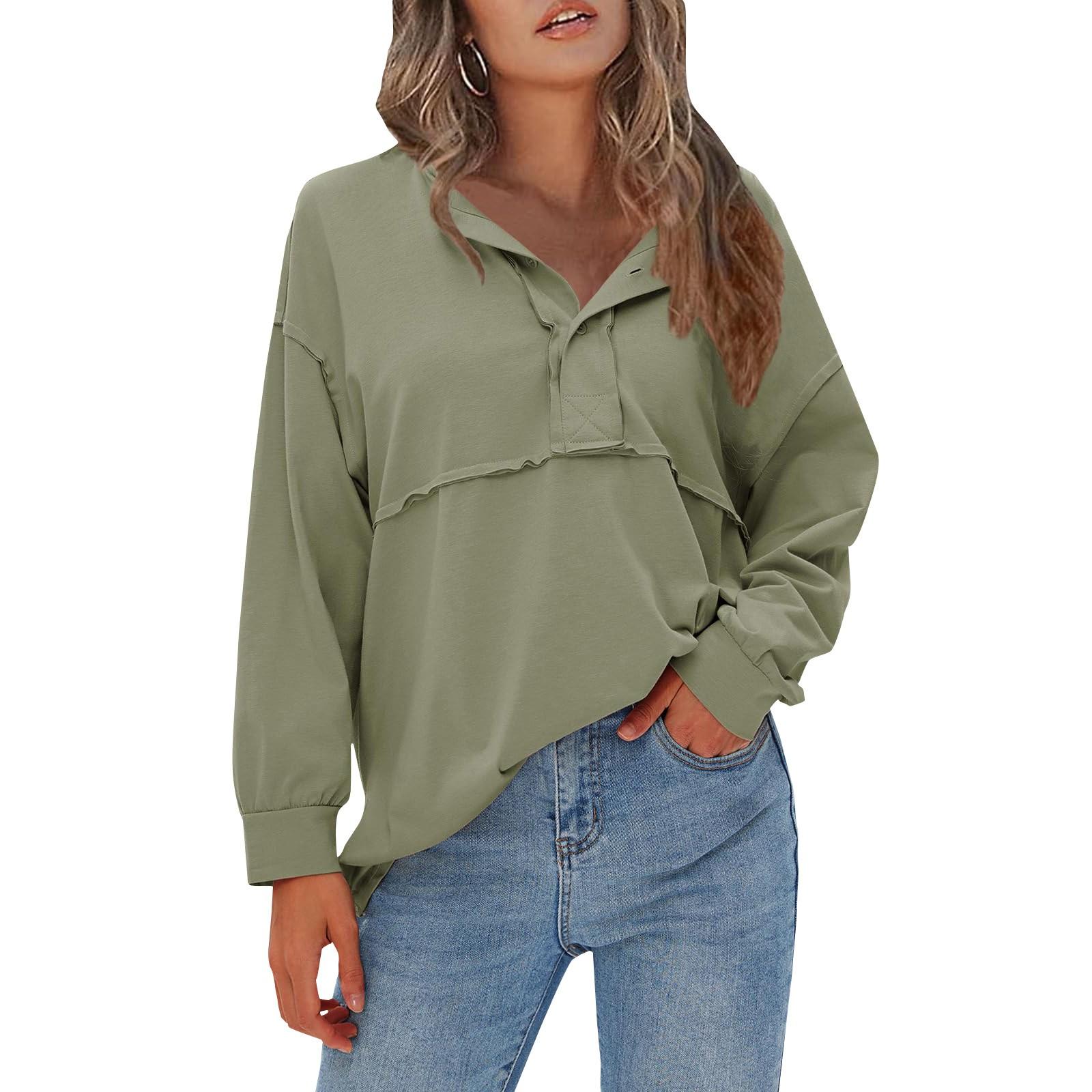 

Женский однотонный свитер с круглым вырезом, длинными рукавами, пришитый на пуговицы S