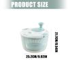 Advanced Centrifugal Vegetable Dehydrator Large Batch Processing Plastic Texture Suitable for Family Meal Preparation