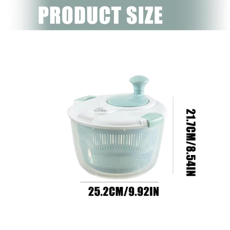 Advanced Centrifugal Vegetable Dehydrator Large Batch Processing Plastic Texture Suitable for Family Meal Preparation