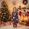 Christmas Family Matching Pajamas Parent-Child Long Sleeve Sleepwear for Mother and Child