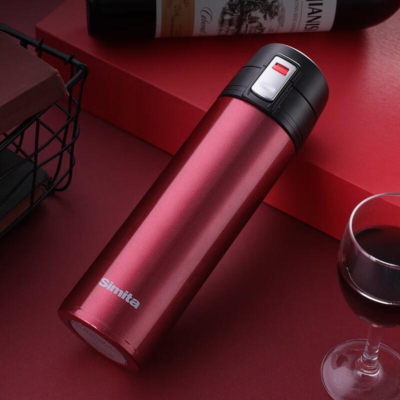 Simita 316 Stainless Steel Pop-Up Lid Thermal Mug