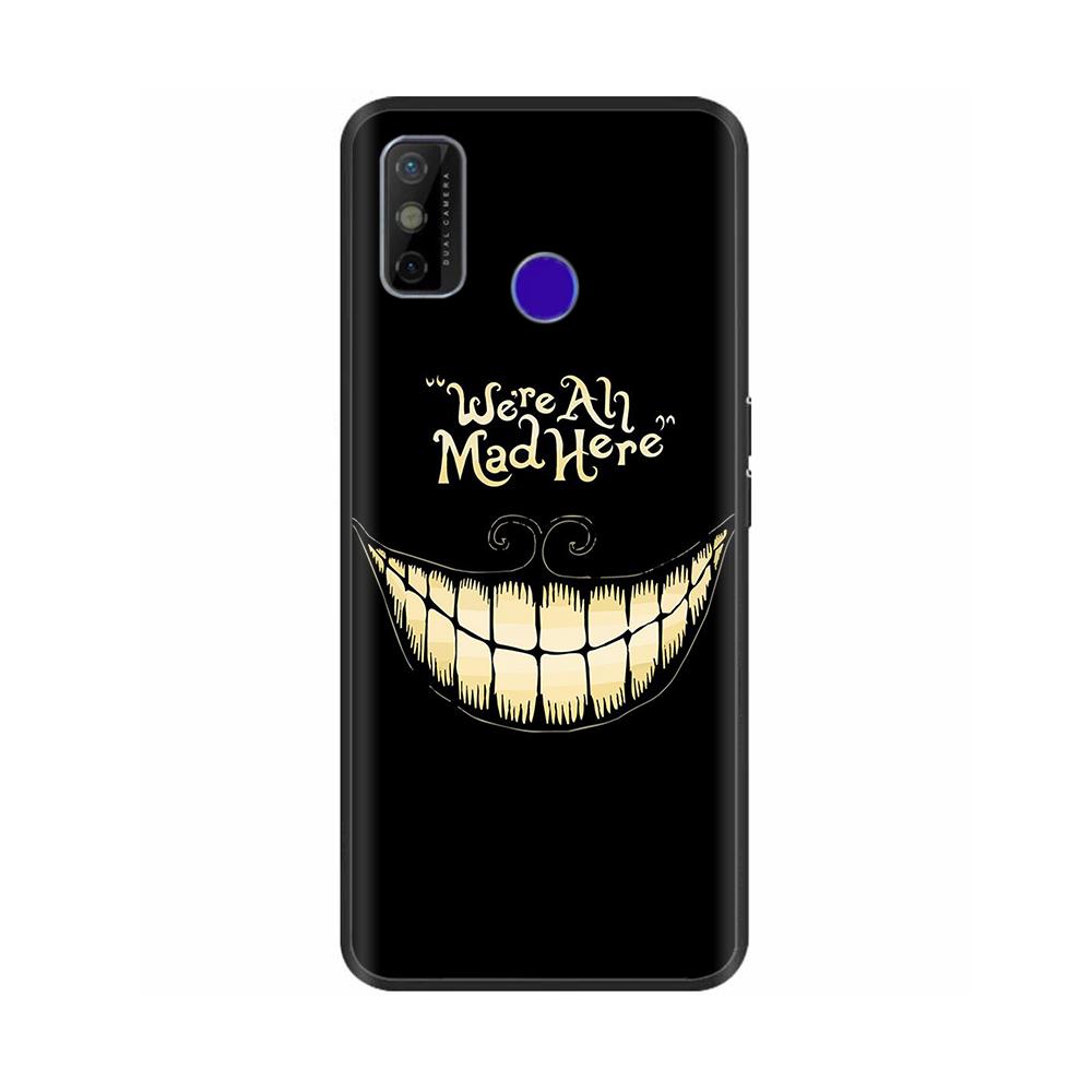 Pentru Tecno Spark 6 Go Husă pentru telefon Husa din silicon moale de desene animate pentru Tecno Spark 6 Go Spark6 Go Negru Tpu Bara de protecție drăguță de desene animate