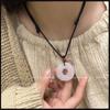 New chinoiserie pixiu peace buckle couple necklace retro chinese style handwoven fashion easiest for match necklace