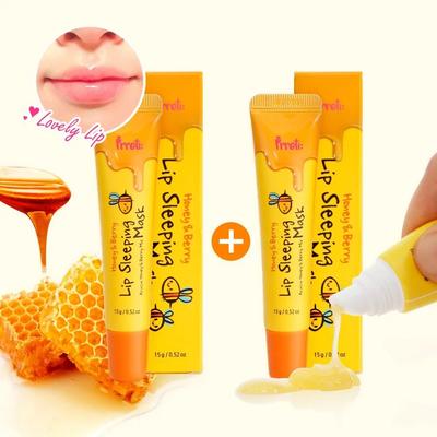 [1+1] Honey Glow Care Honey & Berry Lip Sleeping Mask Pack 15g
