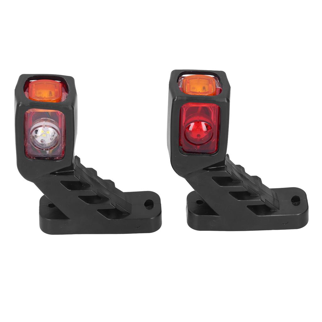 Paar 1224V 9LED Seitenmarkierungsleuchte Gelb Weiß Rot Farben Externe Lampe für LKW Anhänger