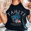 Tahiti Hemd, Französisch-Polynesien Korallenriffe T-Shirt, Unisex