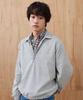 Peullabijeum Long Placket Polo Tee - Gray